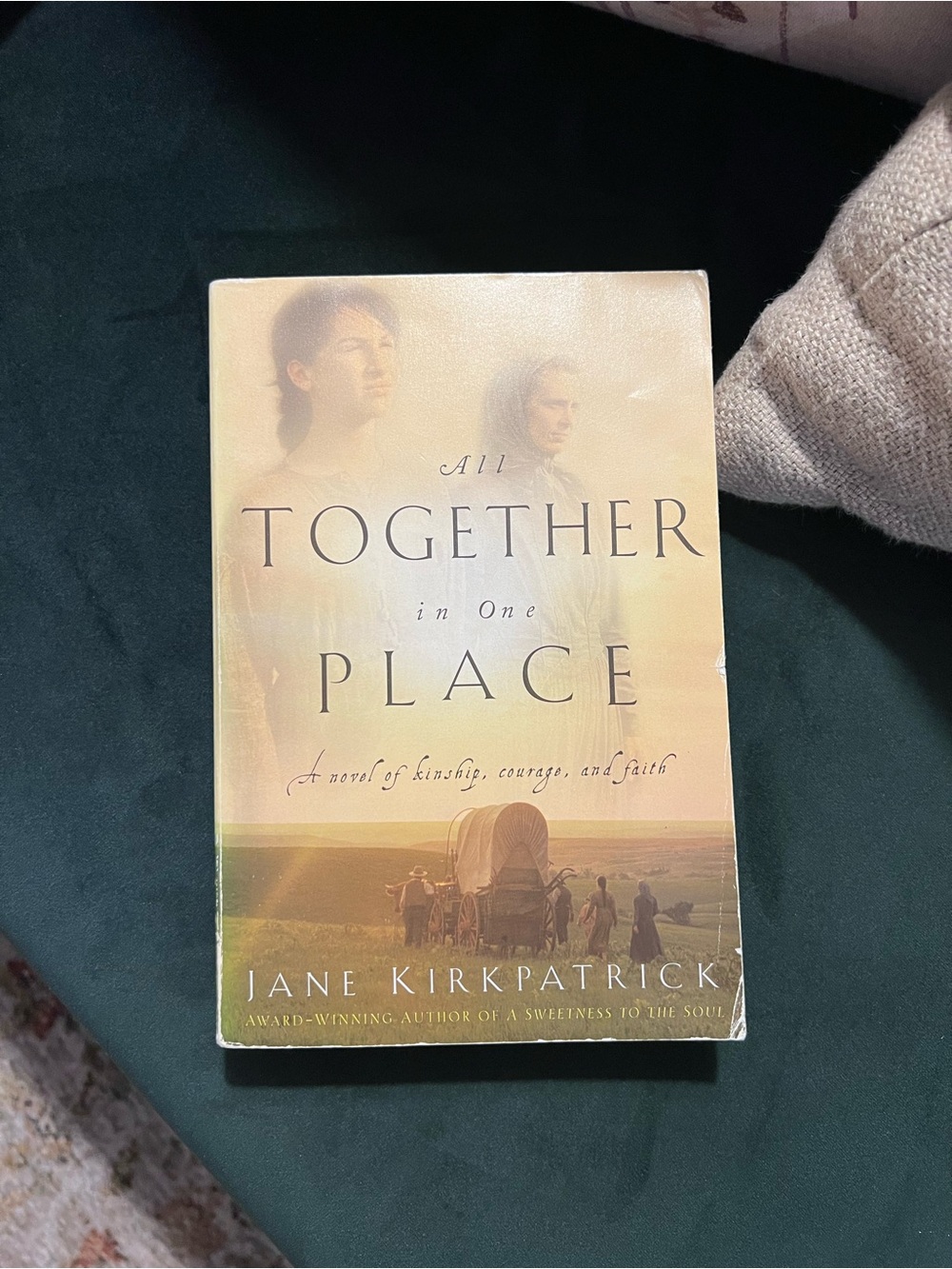 All Together in One Place by Jane Kirkpatrick - Beige Cover Novel